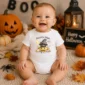 personalized black cat magic baby bodysuit
