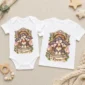 personalized cerberus baby bodysuit product photo