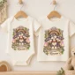 personalized cerberus baby bodysuit product photo
