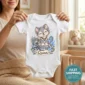 personalized fenrir baby bodysuit front view