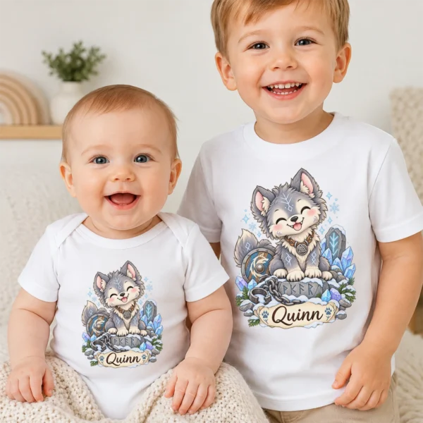 personalized fenrir baby bodysuit
