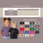 personalized first day of kindergarten toddler shirt t-shirt back view