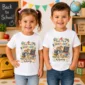 personalized first day of kindergarten toddler shirt t-shirt back view