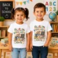 personalized first day of kindergarten toddler shirt t-shirt back view