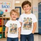 personalized first day of kindergarten toddler shirt t-shirt back view