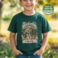 personalized first day of kindergarten toddler shirt t-shirt back view