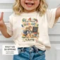 personalized first day of kindergarten toddler shirt t-shirt back view