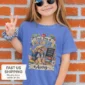 personalized first day of kindergarten toddler shirt t-shirt back view