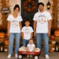 personalized first halloween family matching shirts baby bodysuit product photo
