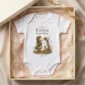 personalized forest guardian baby bodysuit mockup view