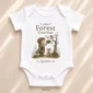 personalized forest guardian baby bodysuit product photo