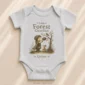 personalized forest guardian baby bodysuit product photo