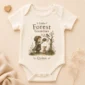 personalized forest guardian baby bodysuit product photo