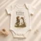 personalized forest guardian baby bodysuit product photo