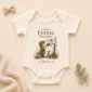 personalized forest guardian baby bodysuit product photo