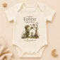 personalized forest guardian baby bodysuit product photo