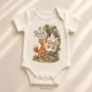 personalized fox baby bodysuit lifestyle scene