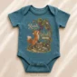 personalized fox baby bodysuit product detail