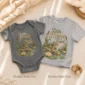 personalized frog prince baby bodysuit alternate angle
