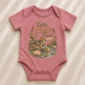 personalized frog prince baby bodysuit front view