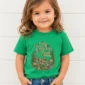 personalized frog princess baby bodysuit mockup view