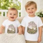 personalized frog princess baby bodysuit styled product photo
