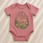 personalized frog princess baby bodysuit lifestyle scene