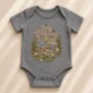 personalized frog princess baby bodysuit product photo