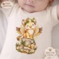 personalized griffin baby bodysuit lifestyle scene