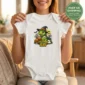 Personalized Halloween Dinosaur Baby Bodysuit mockup view