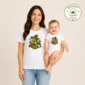 Personalized Halloween Dinosaur Baby Bodysuit alternate angle