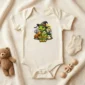 Personalized Halloween Dinosaur Baby Bodysuit product photo