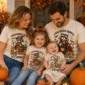 personalized Halloween family matching shirts baby bodysuit alternate angle