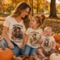 personalized Halloween family matching shirts baby bodysuit product photo
