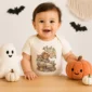 personalized just right baby bodysuit product photo
