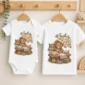 personalized just right baby bodysuit