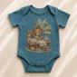 personalized just right baby bodysuit product photo