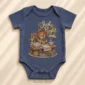 personalized just right baby bodysuit product photo