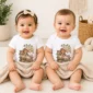 personalized just right baby bodysuit model mockup