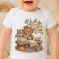 personalized just right baby bodysuit baby bodysuit mockup