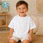 personalized kraken baby bodysuit alternate angle