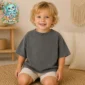 personalized kraken baby bodysuit product photo