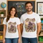 personalized magic academy teacher shirt t-shirt back view