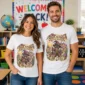 personalized magic academy teacher shirt t-shirt back view