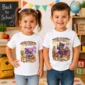 personalized magic academy toddler shirt t-shirt mockup view