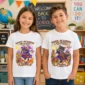 personalized magic academy toddler shirt t-shirt back view