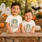 personalized medusa baby bodysuit styled product photo