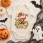 personalized minotaur baby bodysuit lifestyle scene