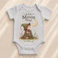 personalized moon mage baby bodysuit alternate angle