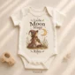 personalized moon mage baby bodysuit product photo